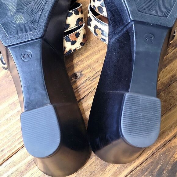 Athena Alexander. Slide Sandals. Size 42. Leopard. Like New - Picture 7 of 9